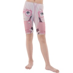 Gamegirl Girl Kid s Mid Length Swim Shorts by kaoruhasegawa