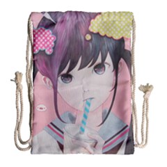 Sweet Boredom Drawstring Bag (large) by kaoruhasegawa