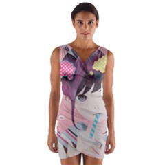 Sweet Boredom Wrap Front Bodycon Dress