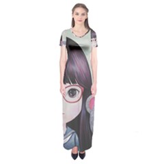 Close Encounter 4 Short Sleeve Maxi Dress