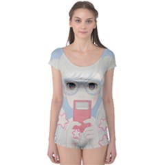 Gamegirl Girl Play With Star Boyleg Leotard 