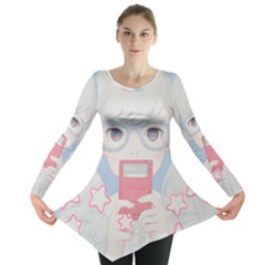 Gamegirl Girl Play With Star Long Sleeve Tunic 