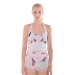 Soy Sauce Uchuuw Boyleg Halter Swimsuit 