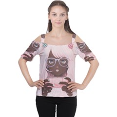 Gamergirl 3 P Women s Cutout Shoulder Tee