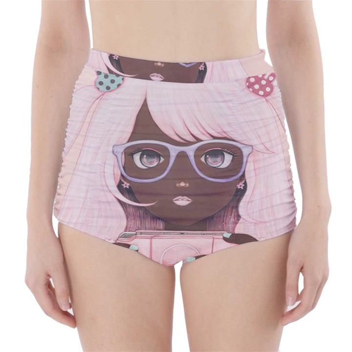 Gamergirl 3 P High-Waisted Bikini Bottoms