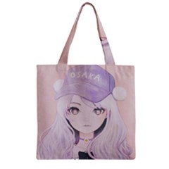 Ricehime Zipper Grocery Tote Bag