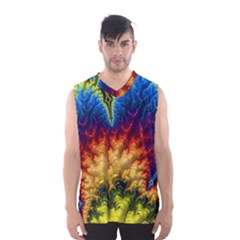 Amazing Special Fractal 25a Men s Basketball Tank Top