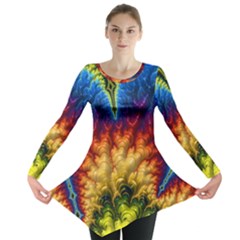 Amazing Special Fractal 25a Long Sleeve Tunic 