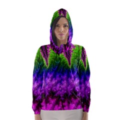 Amazing Special Fractal 25c Hooded Wind Breaker (women)