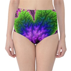 Amazing Special Fractal 25c High-waist Bikini Bottoms