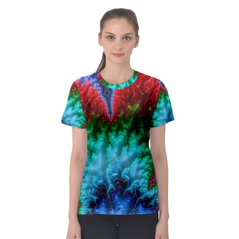 Amazing Special Fractal 25b Women s Sport Mesh Tee by Fractalworld