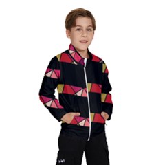 Abstract Waves Wind Breaker (kids) by Valentinaart