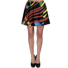 Optimistic Abstraction Skater Skirt by Valentinaart