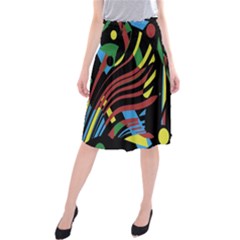 Optimistic Abstraction Midi Beach Skirt