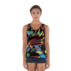 Optimistic Abstraction Women s Sport Tank Top 