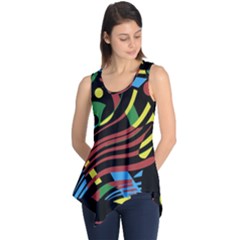 Optimistic Abstraction Sleeveless Tunic