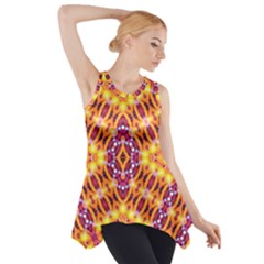 Solar Dial Side Drop Tank Tunic