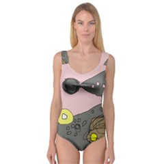 Decorative Abstraction Princess Tank Leotard 