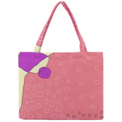 Pink Abstraction Mini Tote Bag by Valentinaart