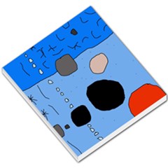 Blue Abstraction Small Memo Pads