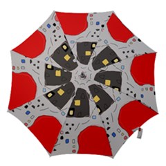 Playful Abstraction Hook Handle Umbrellas (large)