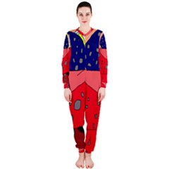 Playful Abstraction Onepiece Jumpsuit (ladies)  by Valentinaart