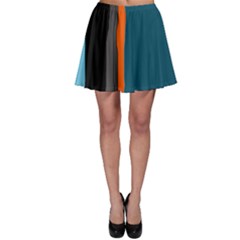 Colorful Lines  Skater Skirt by Valentinaart