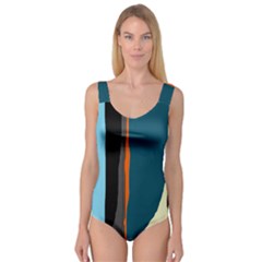 Colorful Lines  Princess Tank Leotard 