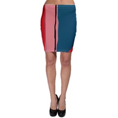 Decorative Lines Bodycon Skirt by Valentinaart