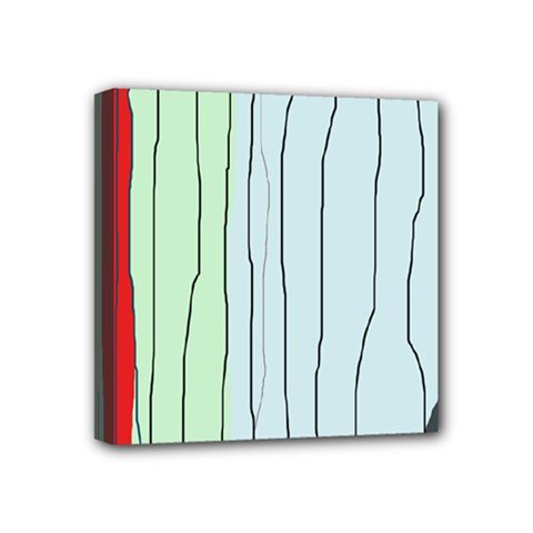 Decorative lines Mini Canvas 4  x 4 