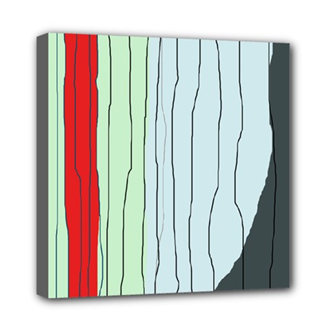 Decorative lines Mini Canvas 8  x 8 