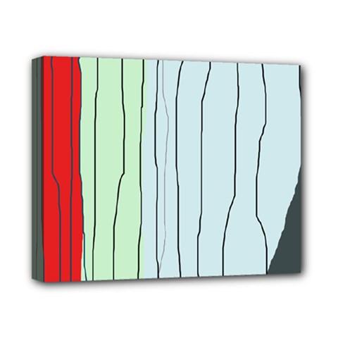 Decorative lines Canvas 10  x 8 