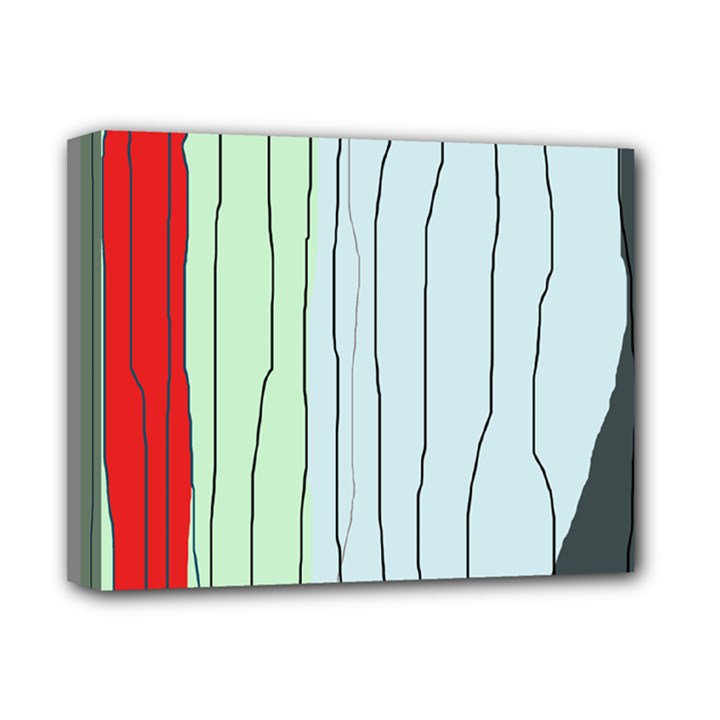 Decorative lines Deluxe Canvas 14  x 11 