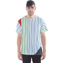 Decorative lines Men s Sport Mesh Tee View1