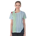 Decorative lines Women s Cotton Tee View1