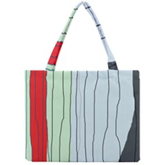 Decorative lines Mini Tote Bag