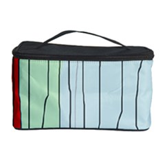 Decorative lines Cosmetic Storage Case