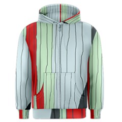 Decorative lines Men s Zipper Hoodie