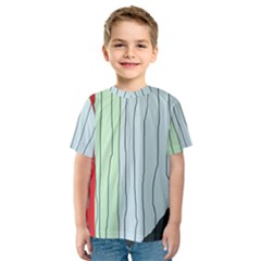 Decorative lines Kid s Sport Mesh Tee