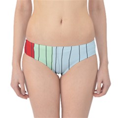 Decorative Lines Hipster Bikini Bottoms by Valentinaart