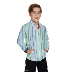 Decorative lines Wind Breaker (Kids)