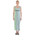 Decorative lines Fitted Maxi Dress View1