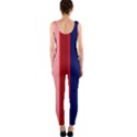 Pink and blue lines OnePiece Catsuit View2