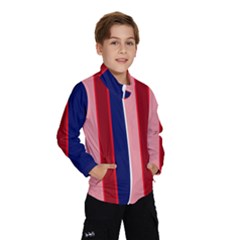 Pink and blue lines Wind Breaker (Kids)