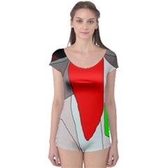 Colorful Abstraction Boyleg Leotard  by Valentinaart