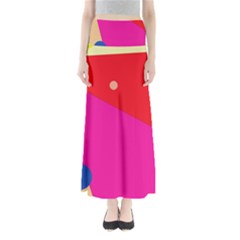 Colorful Abstraction Maxi Skirts by Valentinaart