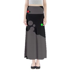 Colorful Dots Maxi Skirts by Valentinaart