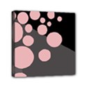 Pink dots Mini Canvas 6  x 6  View1