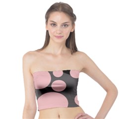 Pink Dots Tube Top by Valentinaart