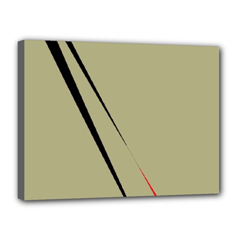 Elegant Lines Canvas 16  X 12 